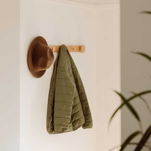 Hang On Piccolo Coat Rack Oak