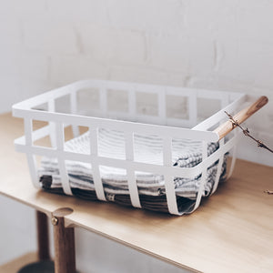 Yamazaki Tosca Minimalist Storage Basket Single Handle